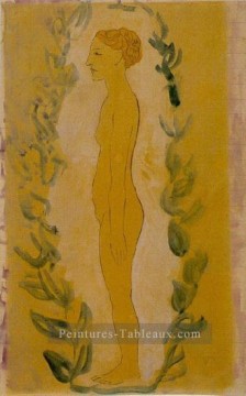 Femme debout 1899 cubiste Pablo Picasso Peinture à l'huile